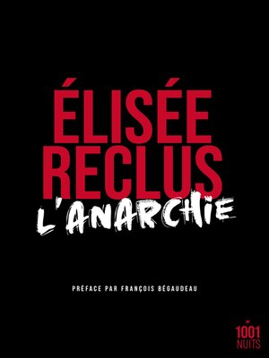 cover image of L'Anarchie